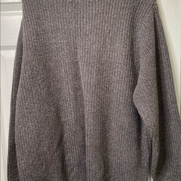 Vintage EDDIE BAUER  Sweater 100% Cotton Gray Size XL Pullover - Picture 4 of 7
